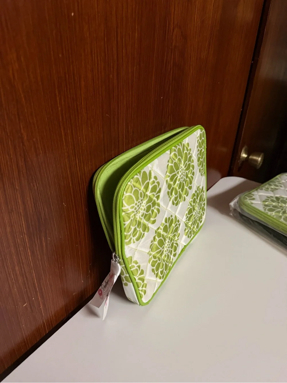 Penelope Ann Sleeve Case for Tablet in Green Floral